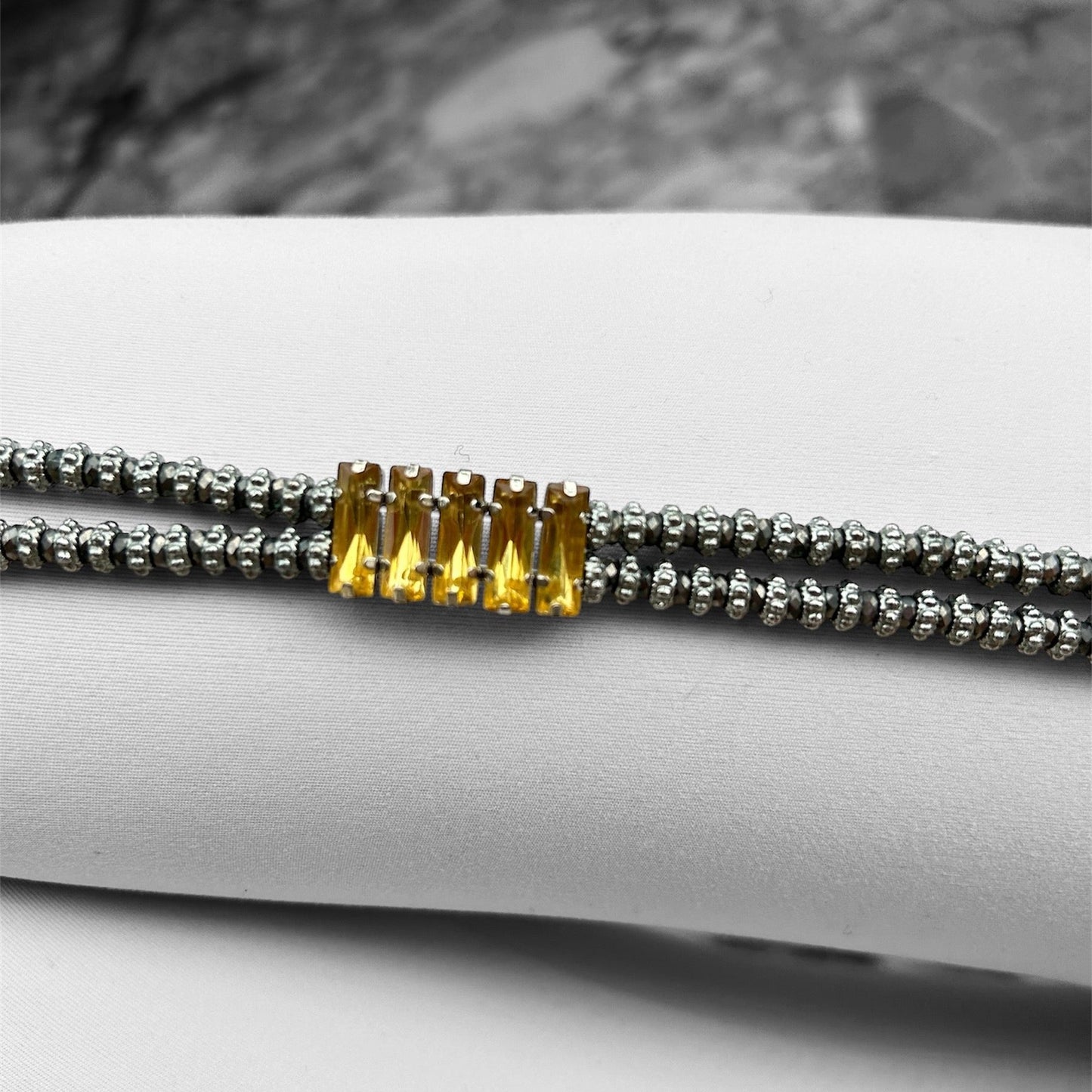 Saffron Spark Choker