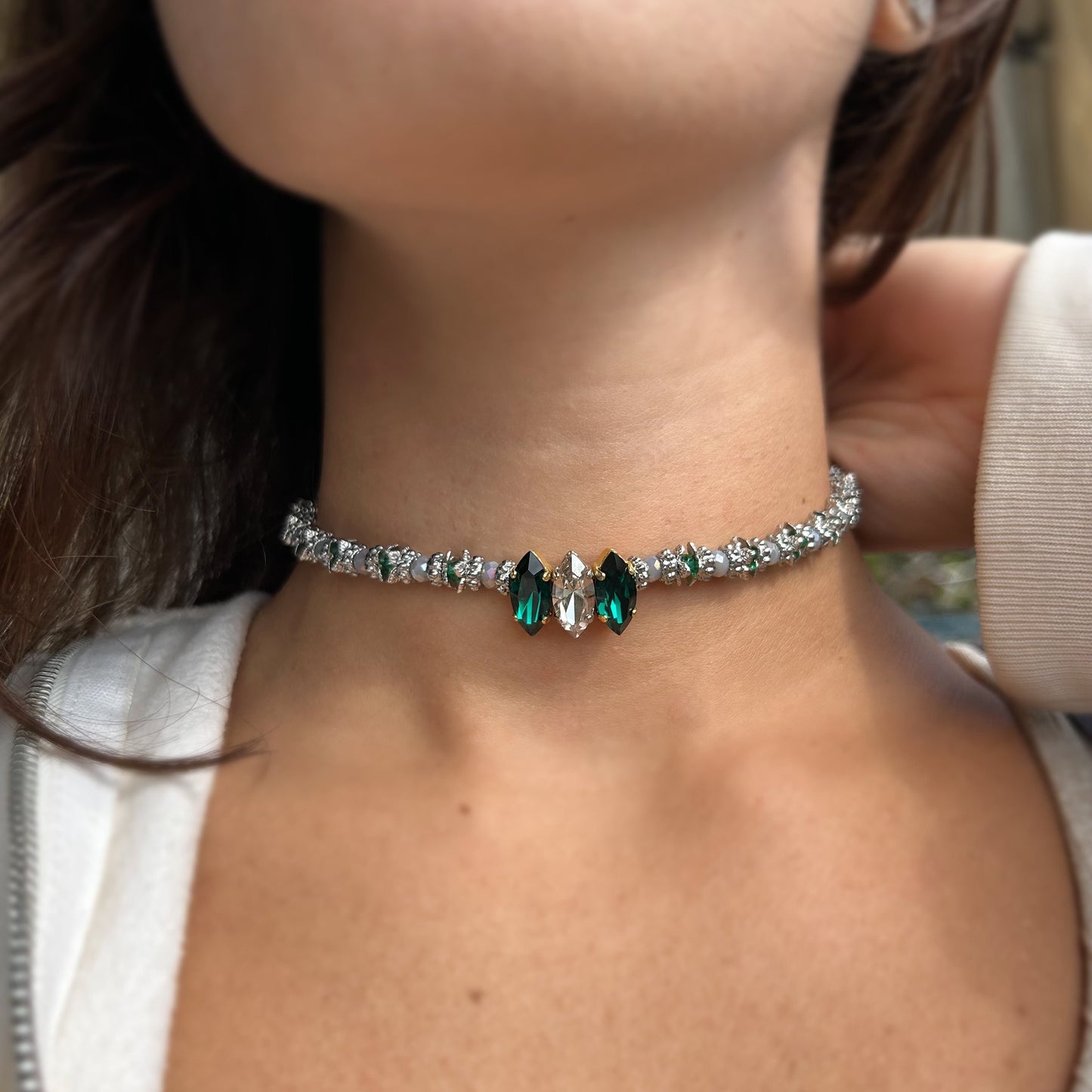 Mystic Emerald Choker