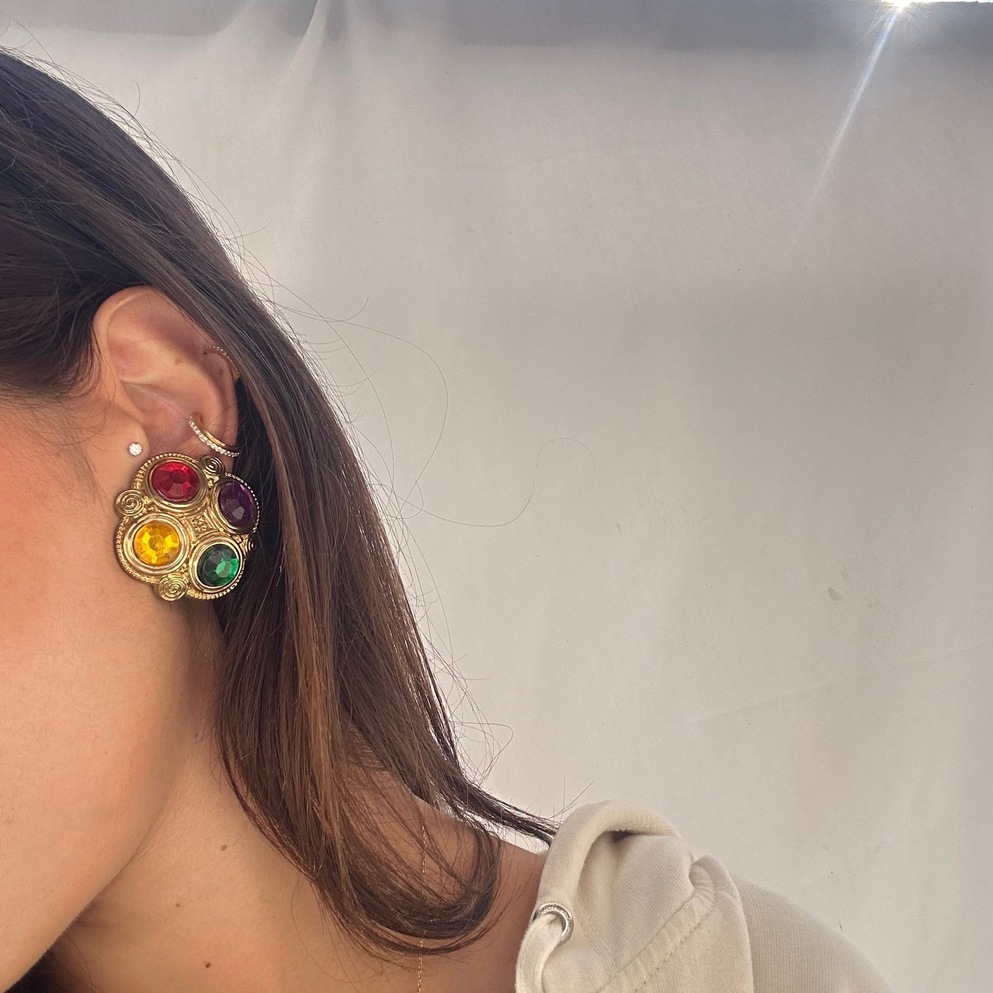 Retro Radiance Earrings