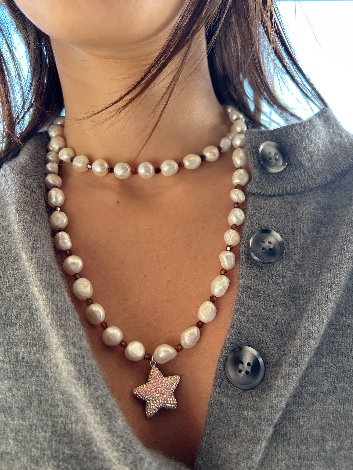 Nude Starlight Necklace