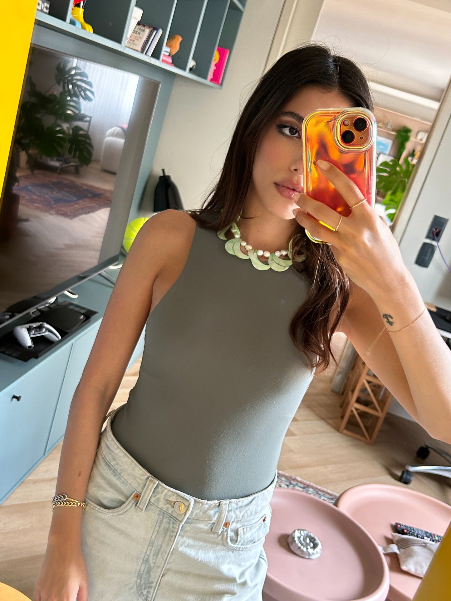 Mint Moonlight Necklace