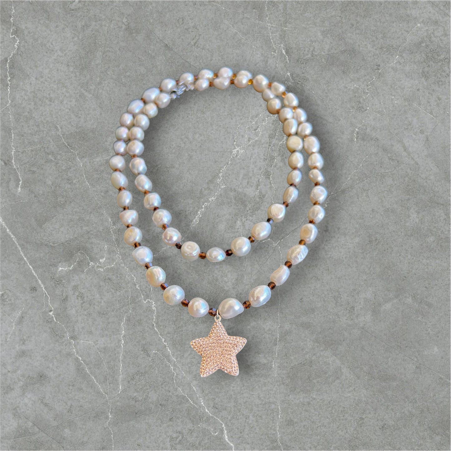 Nude Starlight Necklace