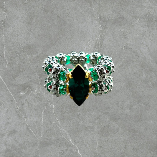 Mystic Emerald Ring