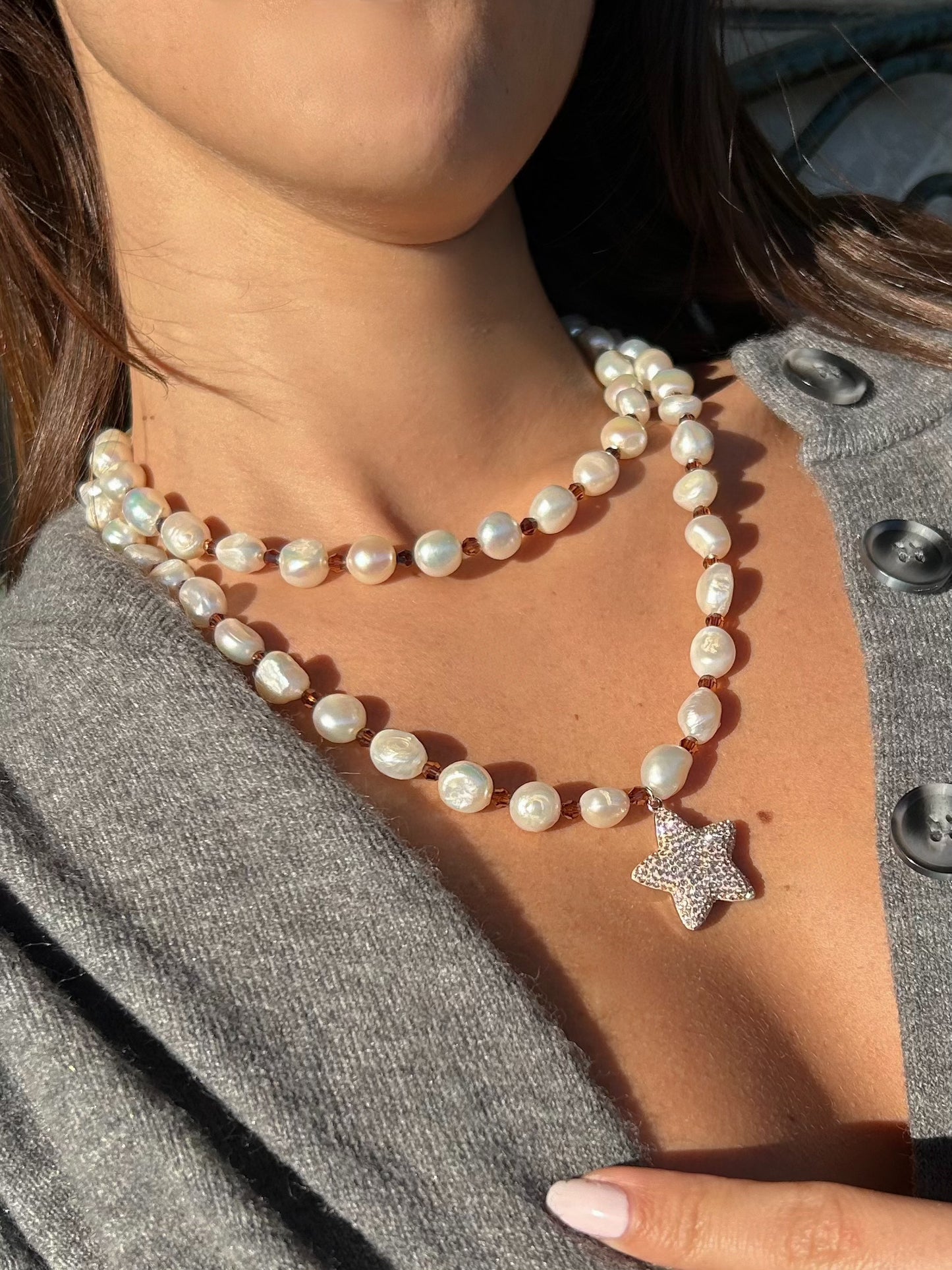 Nude Starlight Necklace
