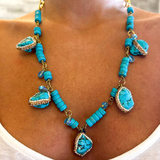 Turquoise Crush Necklace