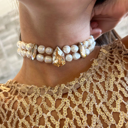 Champagne Toast Choker