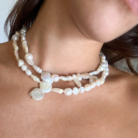 Oyster Whisper necklace